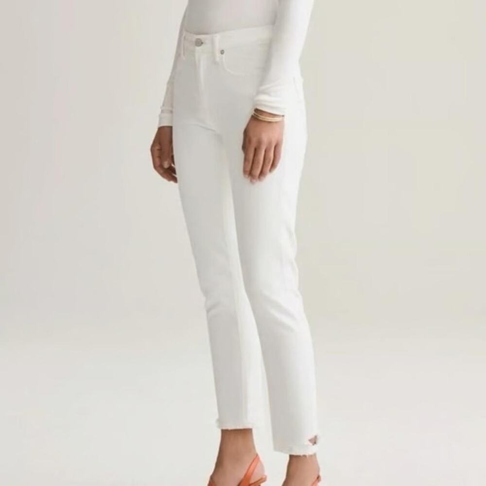 AGOLDE Toni Mid Rise Straight Jean